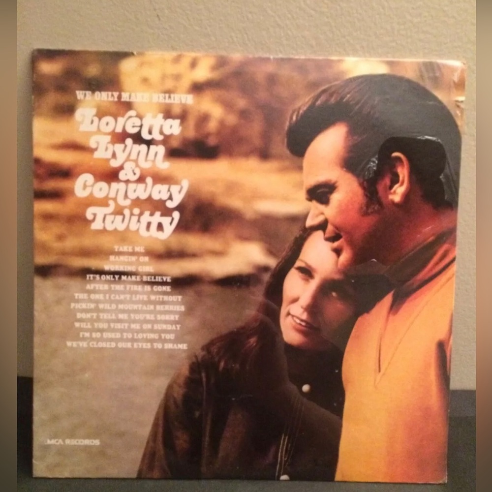 Conway Twitty & Loretta Lynn “We Only Make Believe” LP 1970 Sealed!